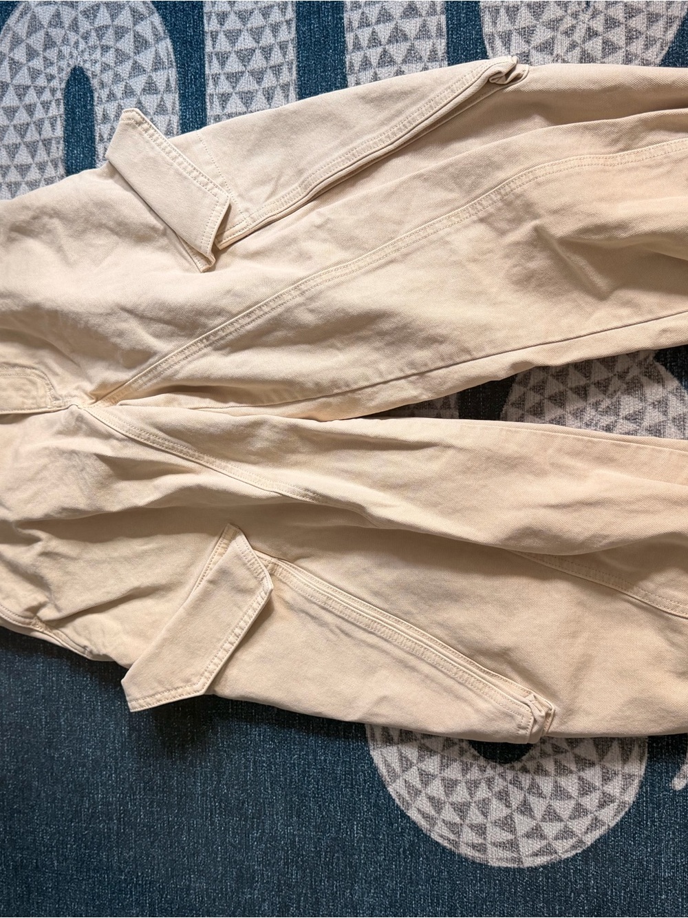 JW ANDERSON  Cream Cargo Pants